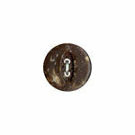 Elan ; bouton à 2 trous, marron, 20 mm