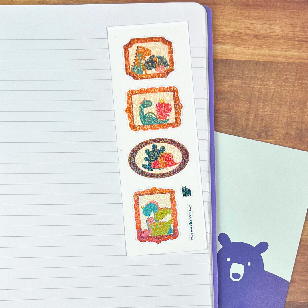 Portraits de famille de dinosaures