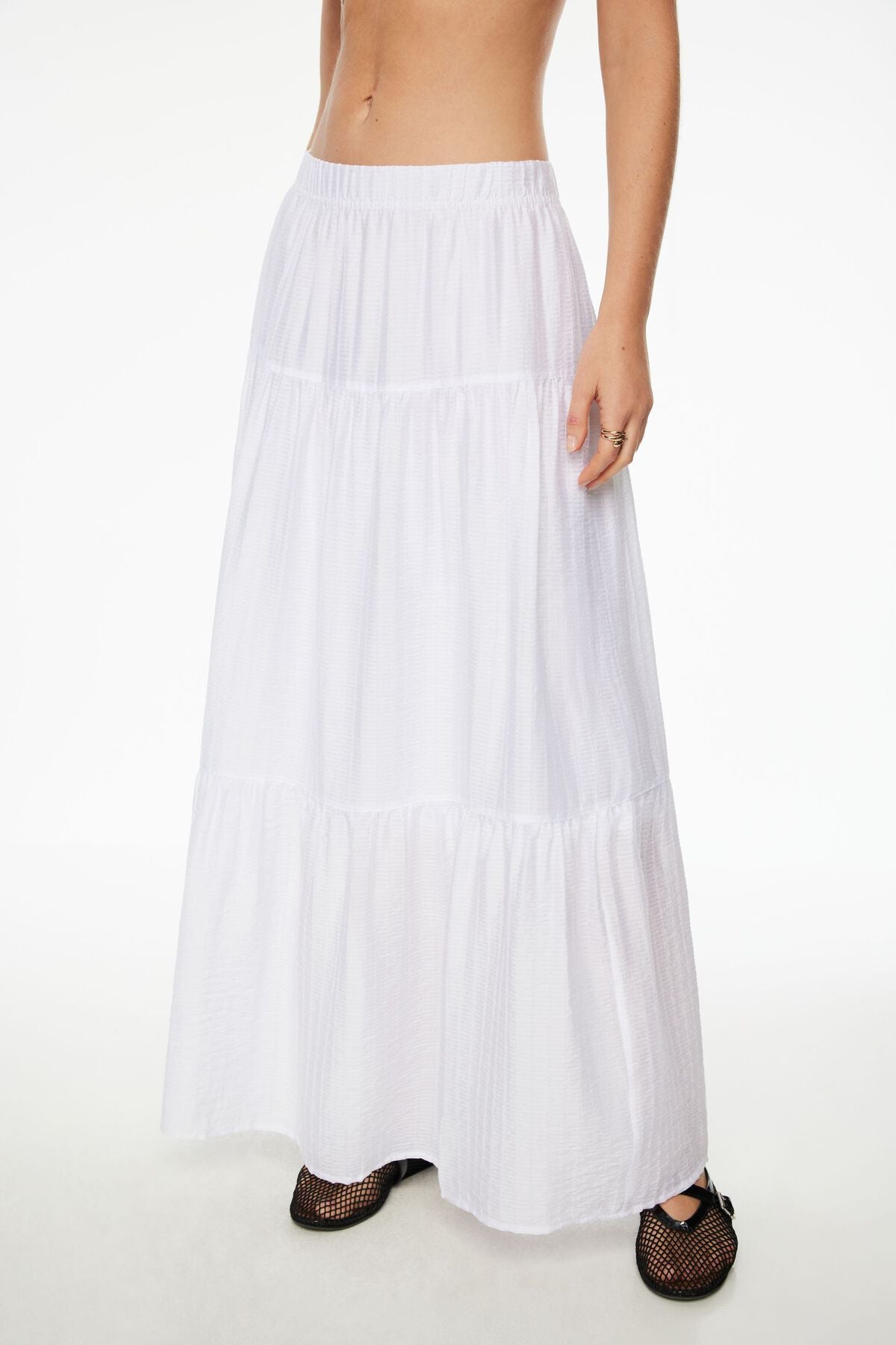 Jupe longue à volants Daisy