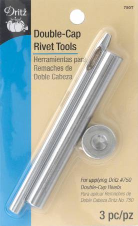 Outils à rivets à double capuchon Dritz Nickel