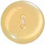 Elan ; Bouton 2 trous, jaune, 15 mm