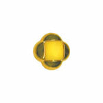 Elan ; Bouton à tige, jaune et or, 15 mm