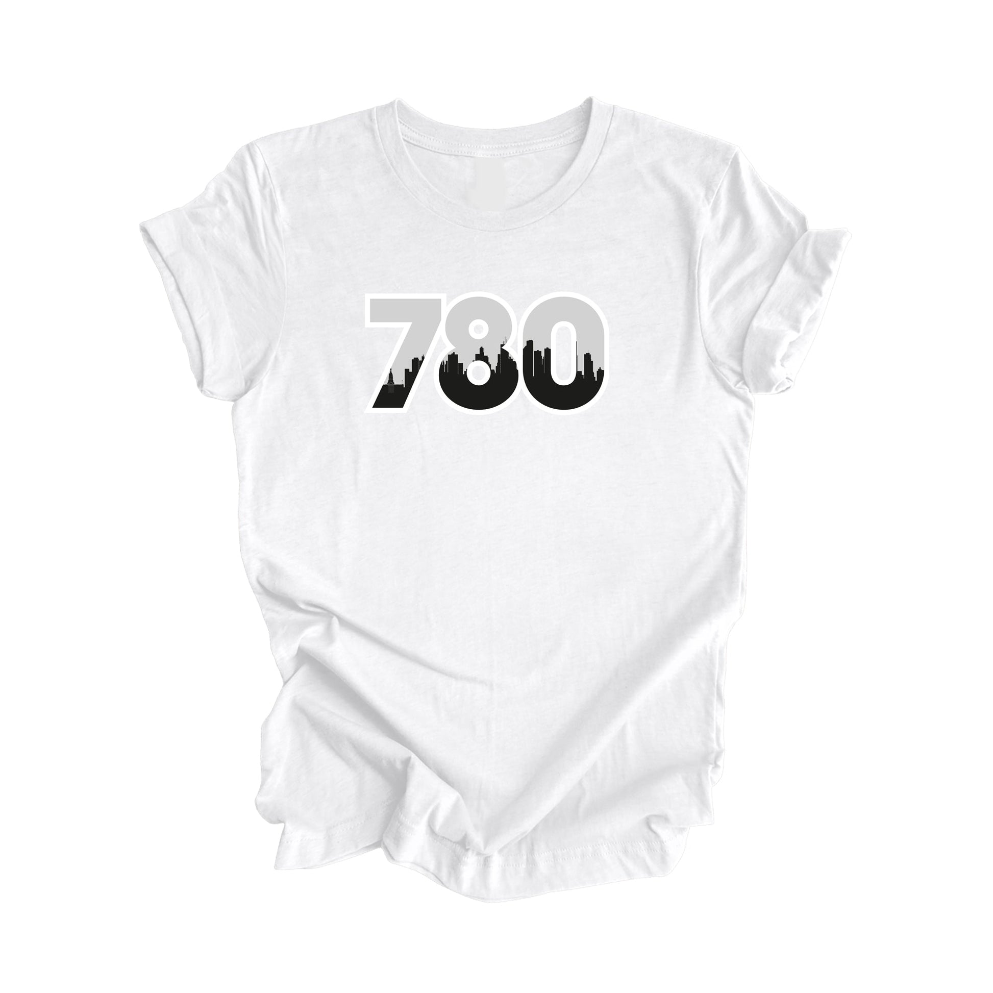 780 Edmonton Alberta Canada Area Code City Skyline Gift - Unisex T-Shirt - Inspired X