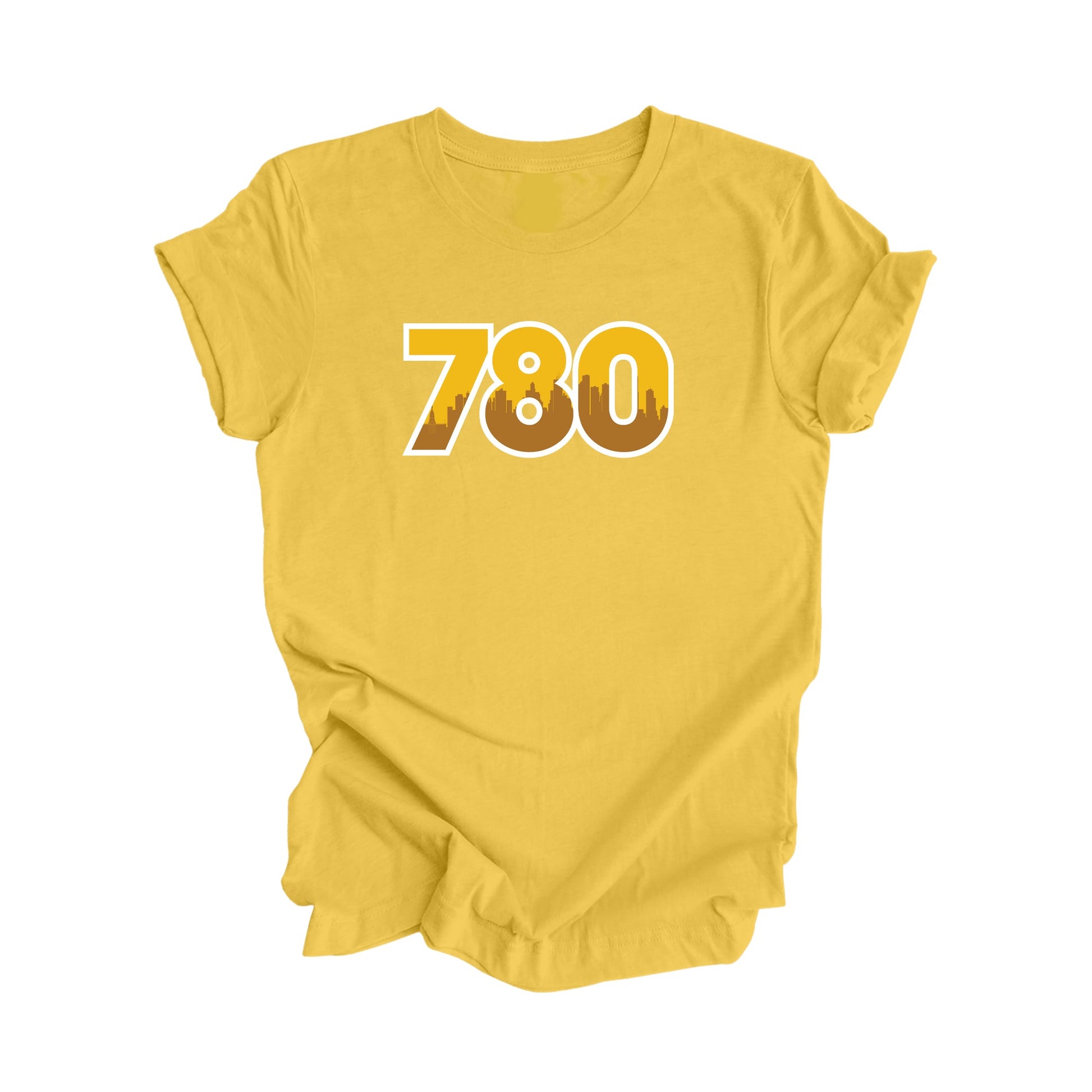 780 Edmonton Alberta Canada Area Code City Skyline Gift - Unisex T-Shirt - Inspired X