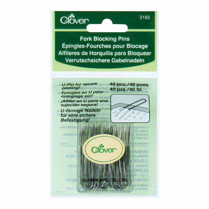 Clover Fork Blocking Pins - 40 pcs