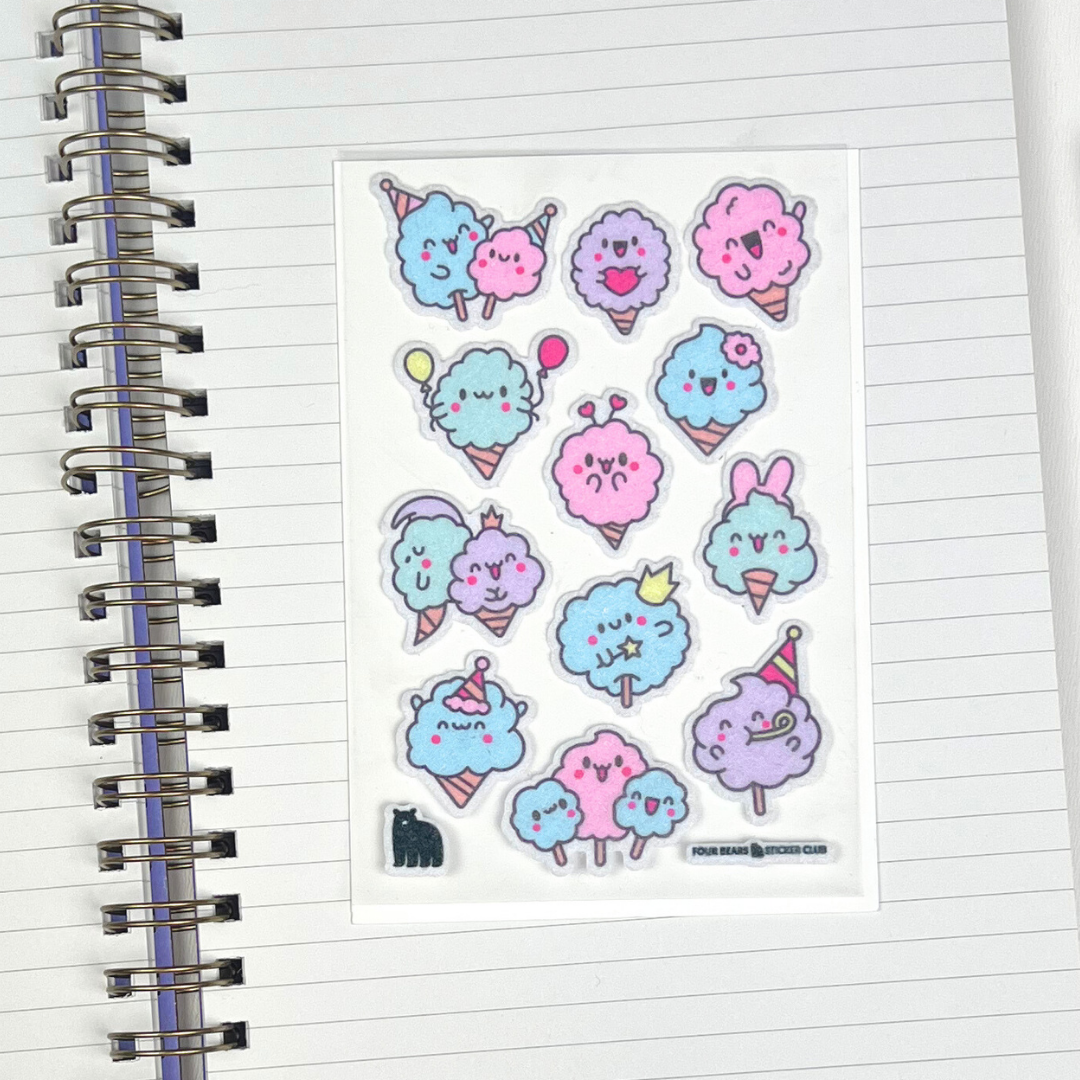 Barbe à papa duveteuse