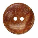 Elan ; Bouton à 2 trous, orange, 18 mm