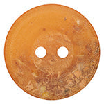 Elan ; Bouton à 2 trous, orange, 15 mm