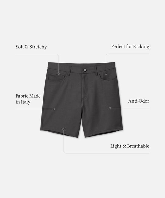 Men's Merino Travel Shorts