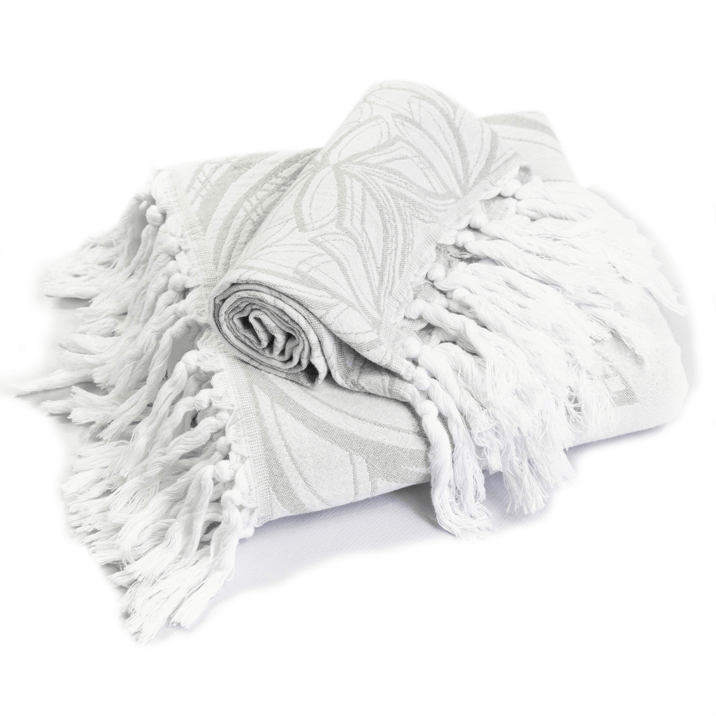 Serviettes turques Canada | Ensemble gris et blanc