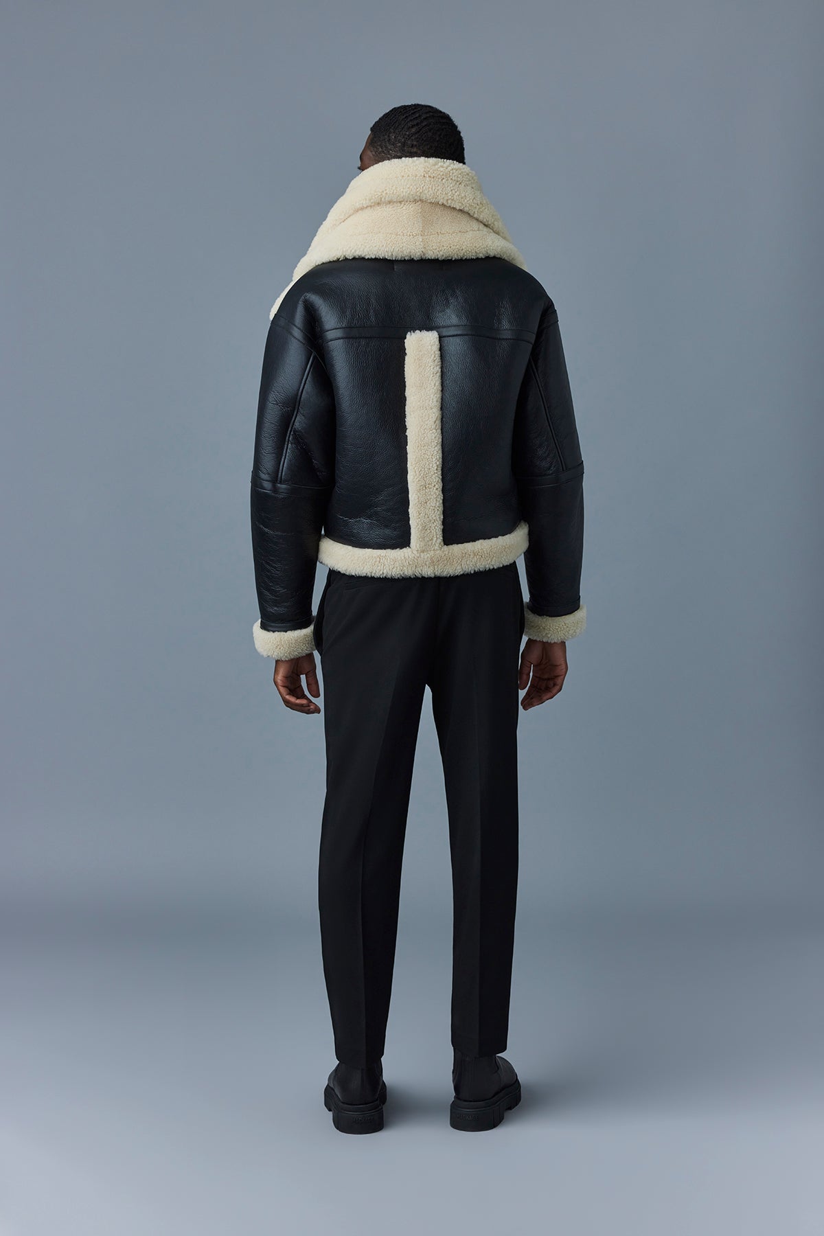 LOTTE Sheepskin jacket with double collar