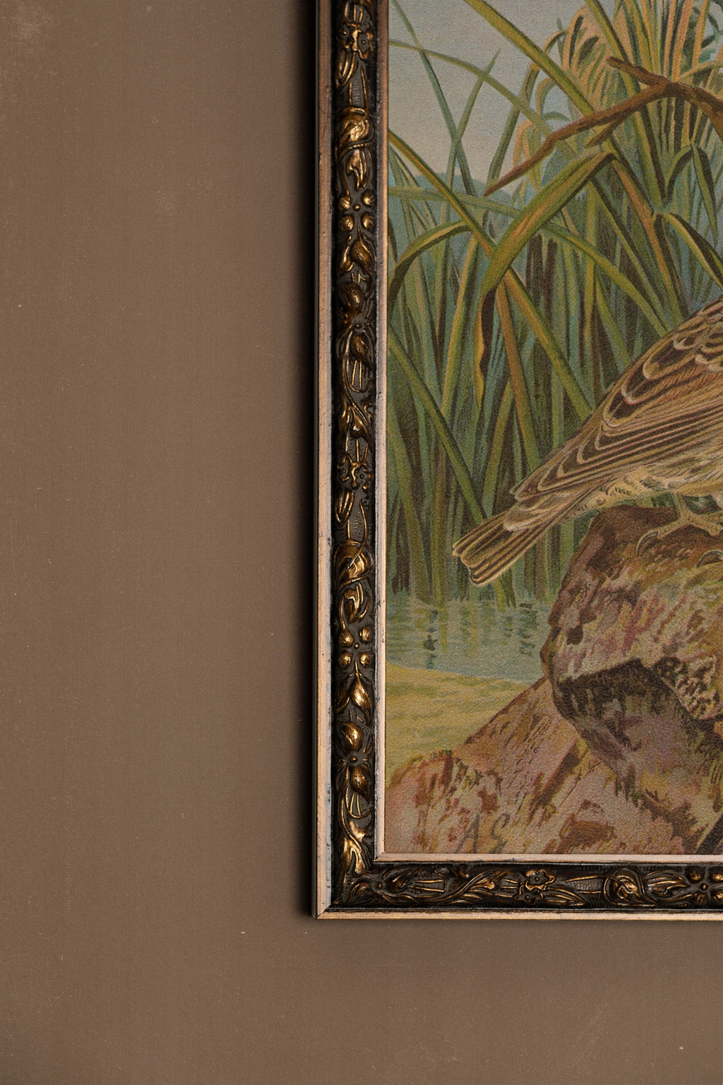 Song of the Reeds, Vintage Bronze Frame