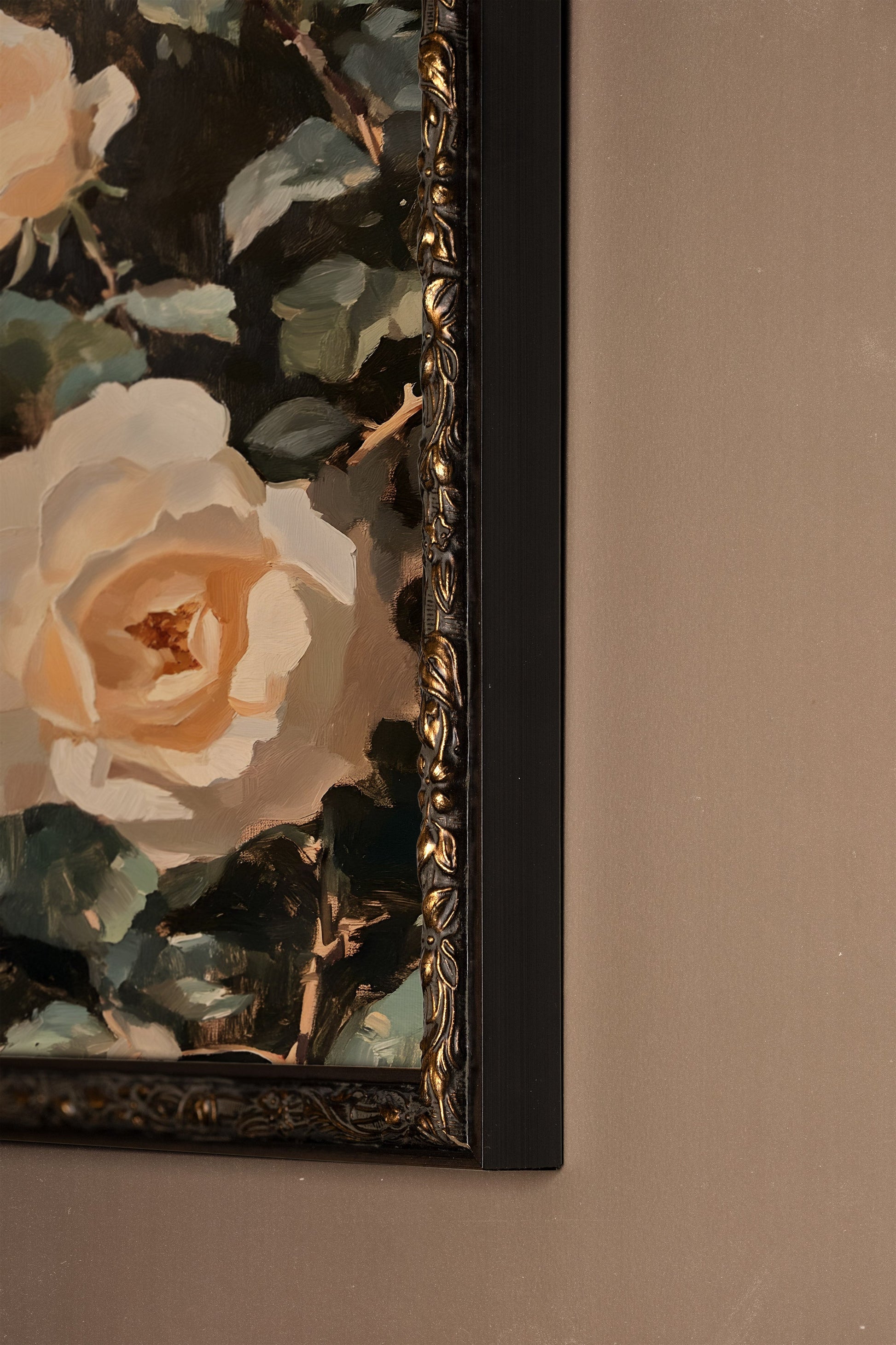 Velvet Flower, Vintage Bronze Frame
