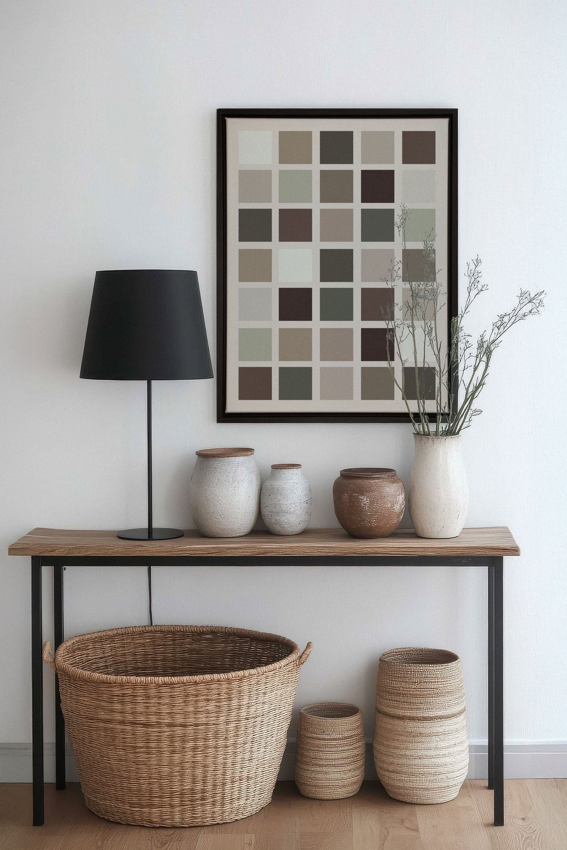 Organized Tones, Stretched Canvas Artwork