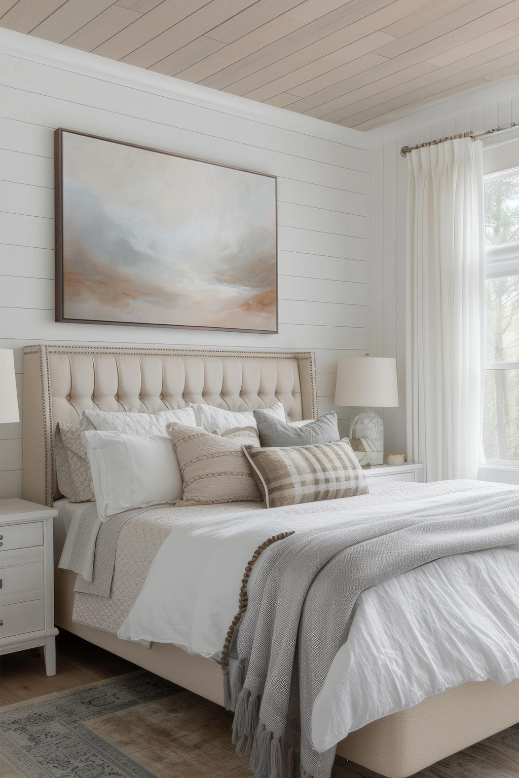DREAMY HAZE, Stretched Canvas Artwork