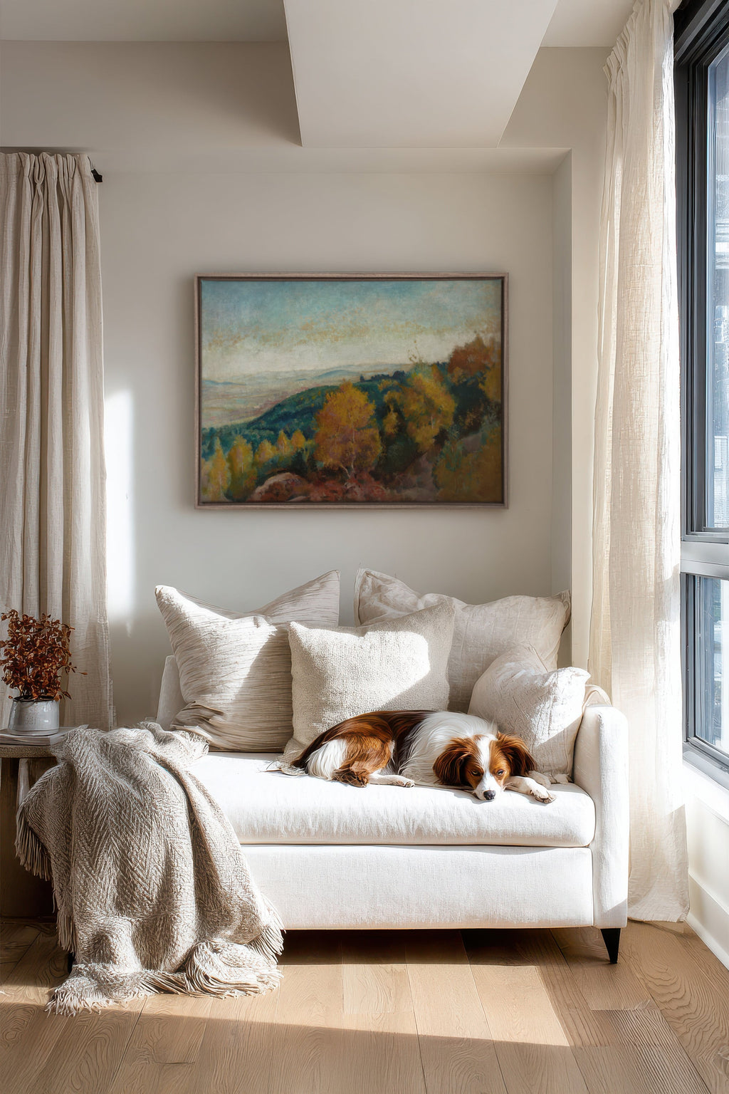 AMBER HILLS, Stretched Canvas Artwork