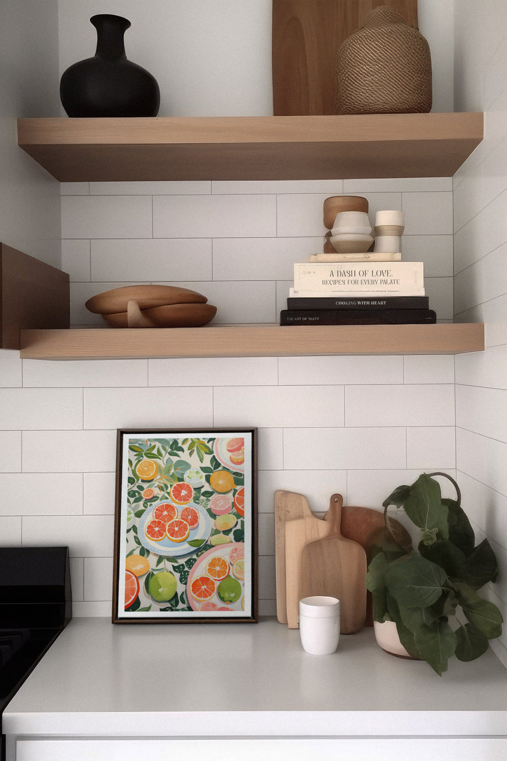 CITRUS DELIGHT, Stretched Canvas Artwork