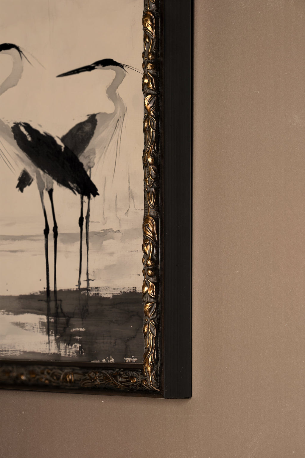 Celestial Reflection, Vintage Bronze Frame