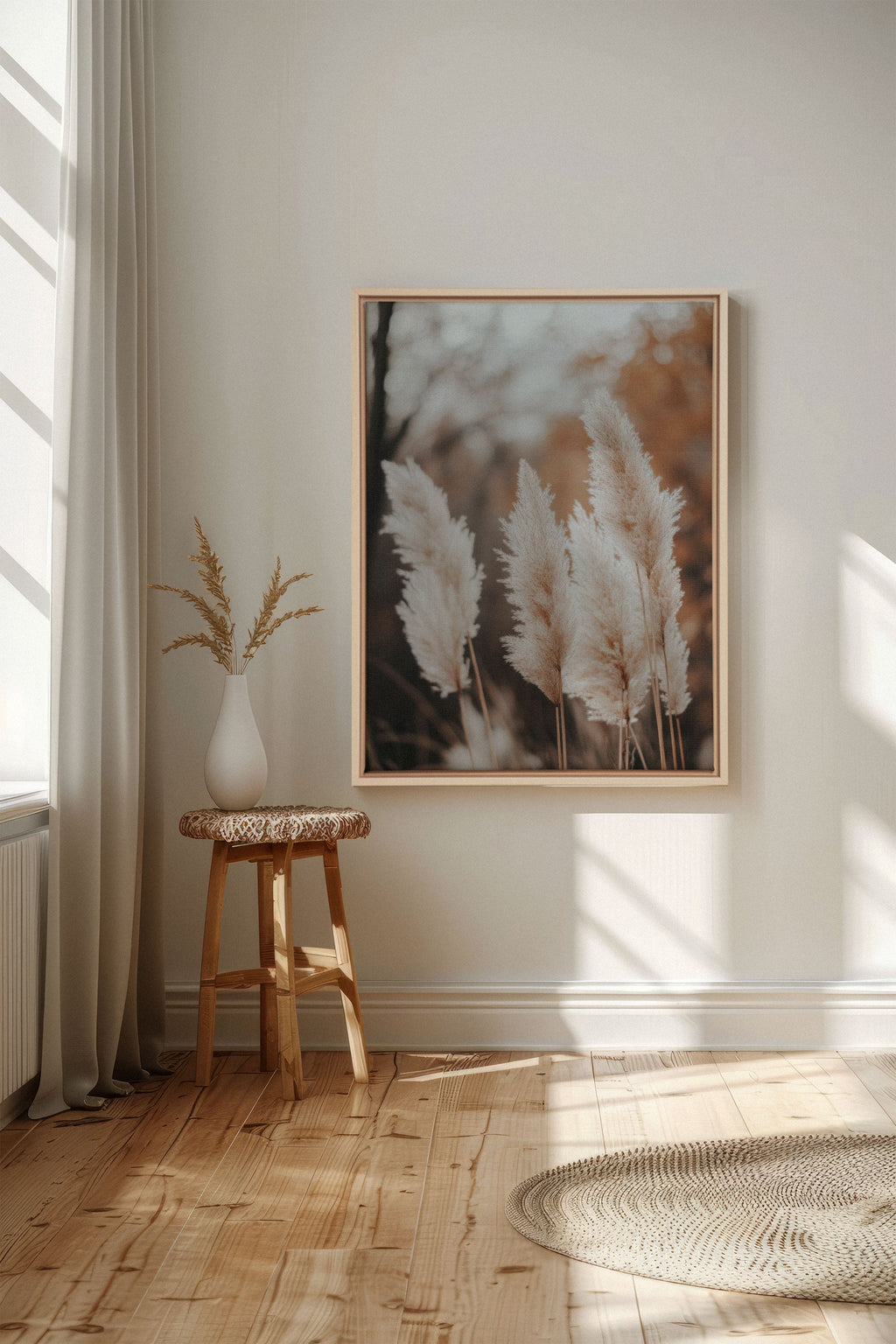 GOLDEN FEATHER, Stretched Canvas Artwork
