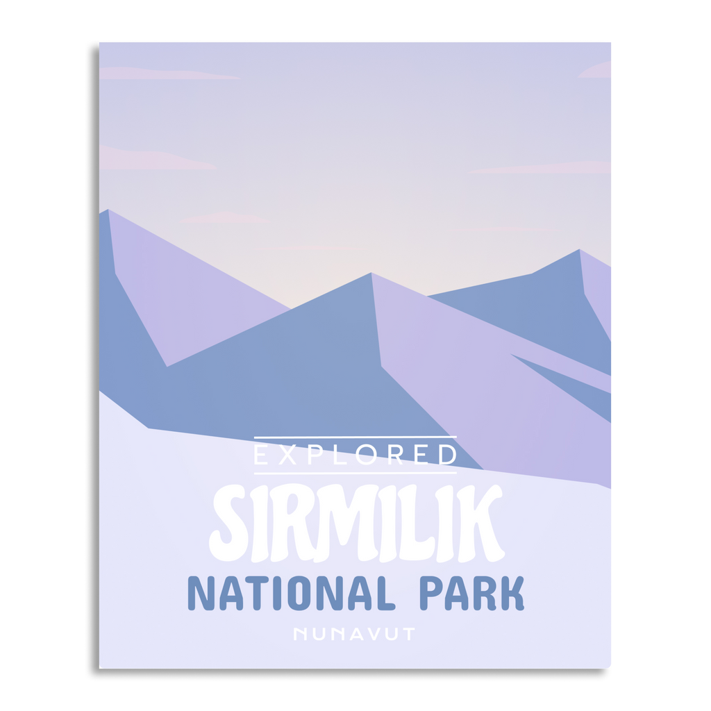 Sirmilik National Park 'Explored' Poster, Canada Parks