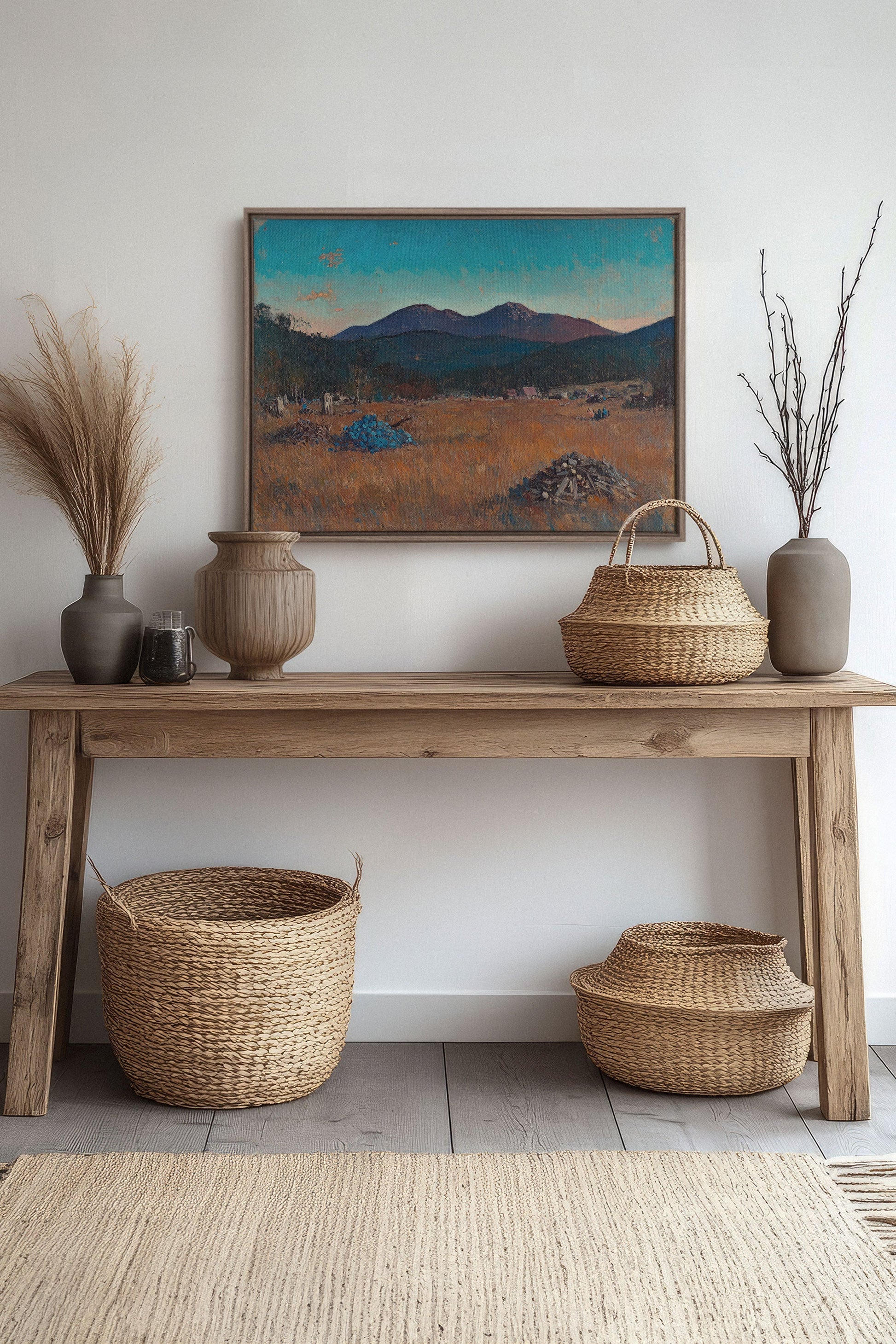 Evening Harvest, Stretched Canvas Artwork