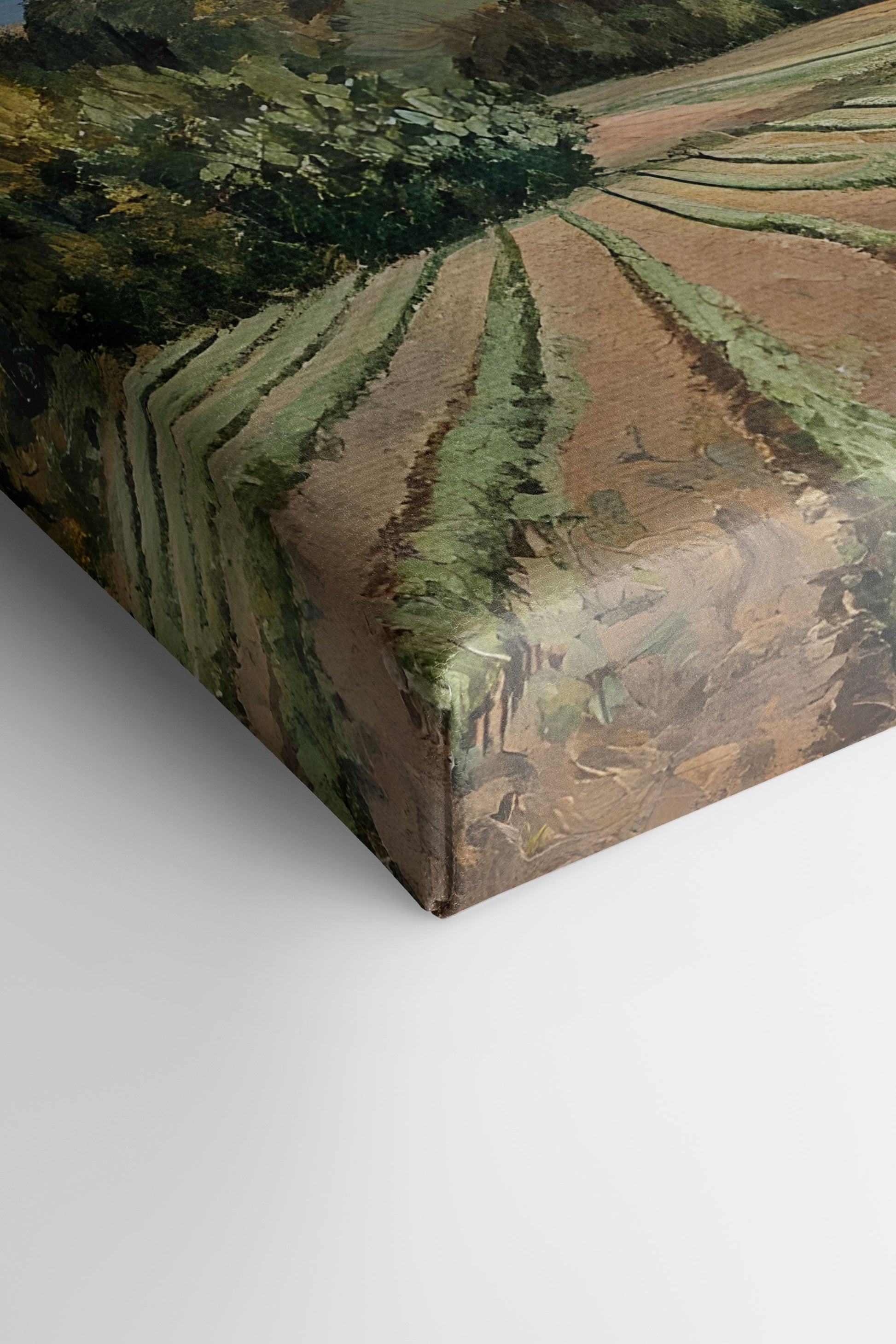 Tranquil Lakeside, Stretched Canvas Artwork