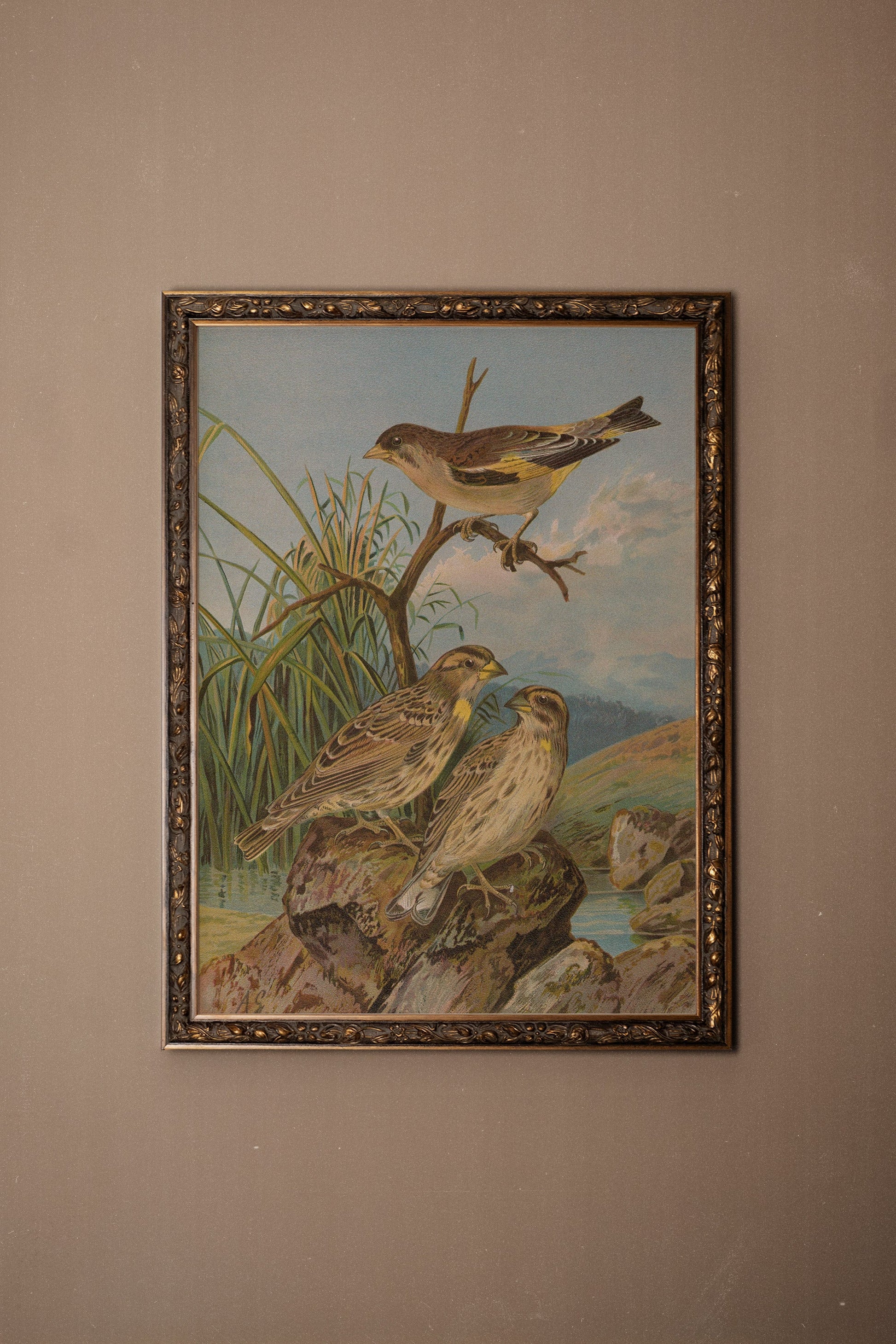 Song of the Reeds, Vintage Bronze Frame