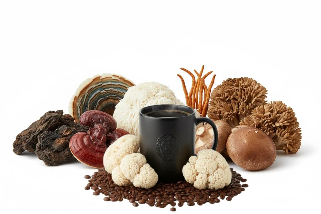 Organic 7 Mushroom Coffee - Sumatra Dark Roast