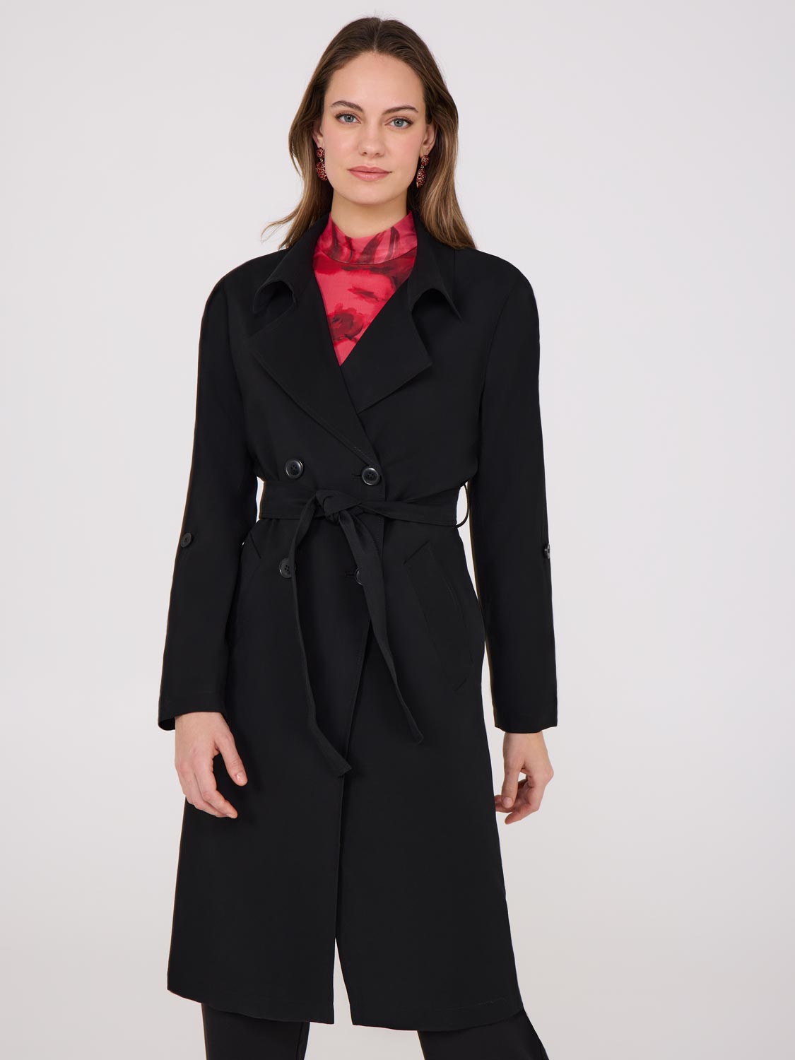 Trench-coat en sergé