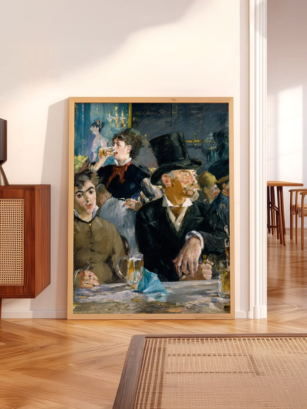 Edouard Manet At the Café Art Print – Impressionist Paris Wall Decor