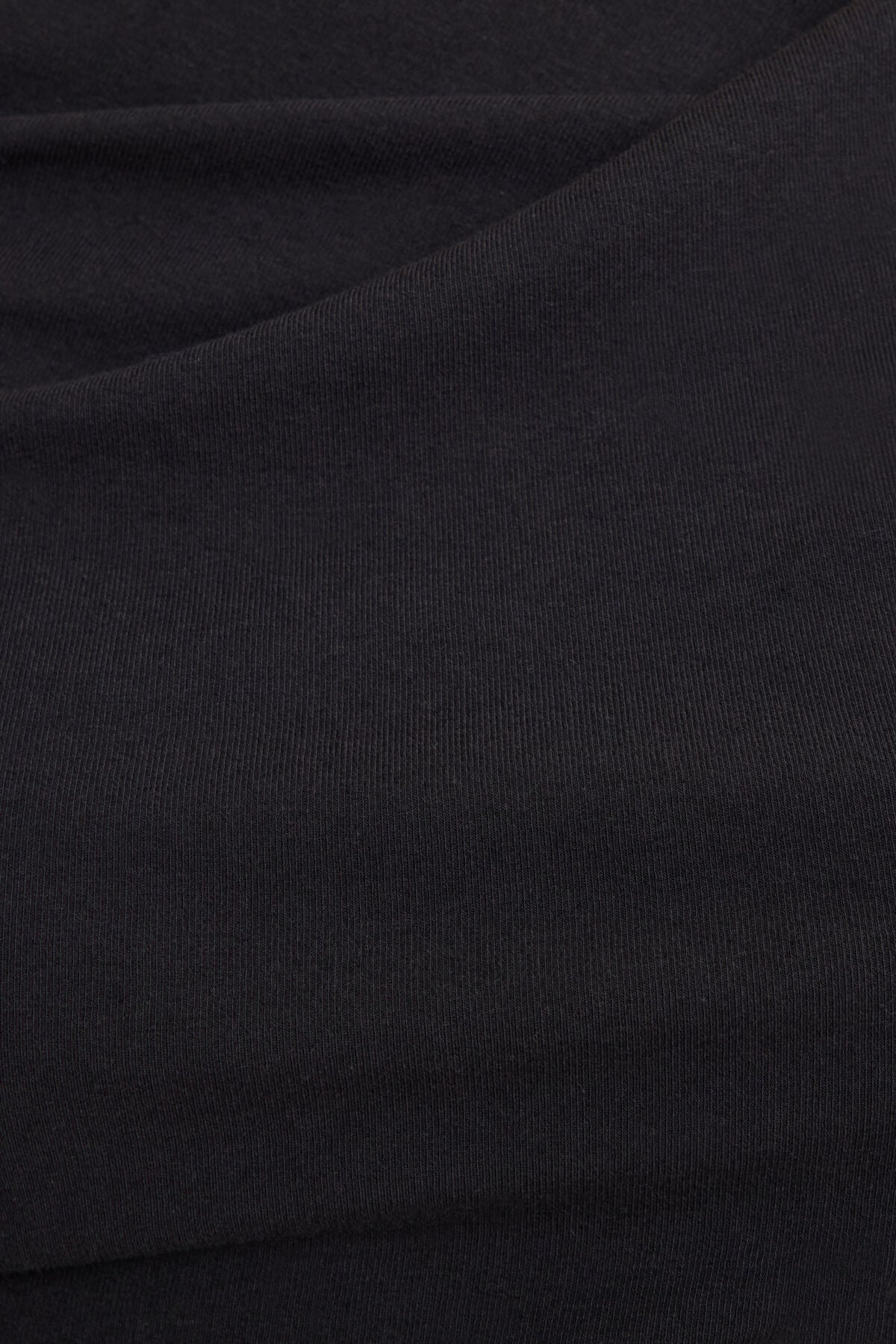 T-shirt drapé à manches longues