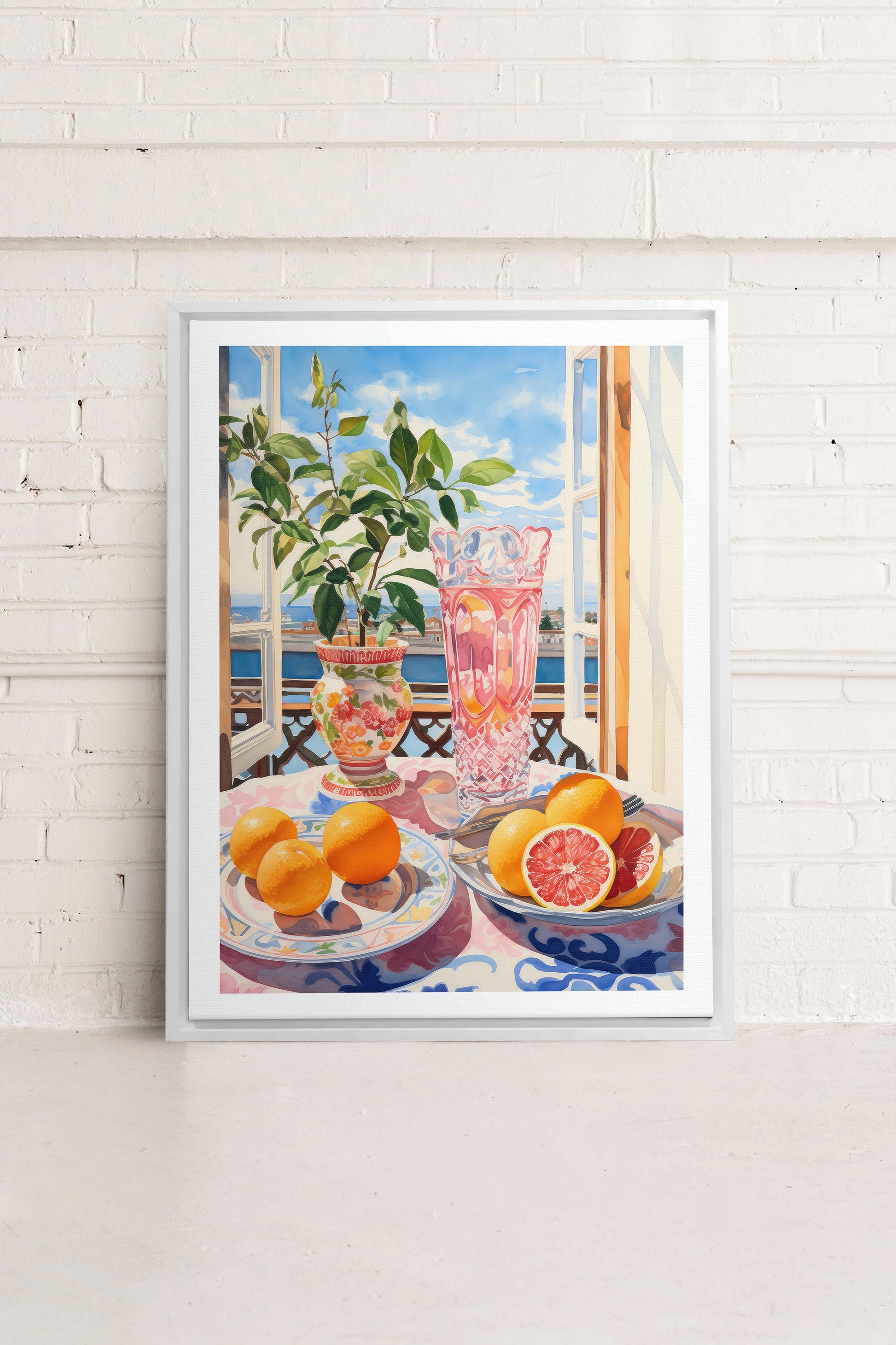 CITRUS VISTA PARADISE, Stretched Canvas Artwork