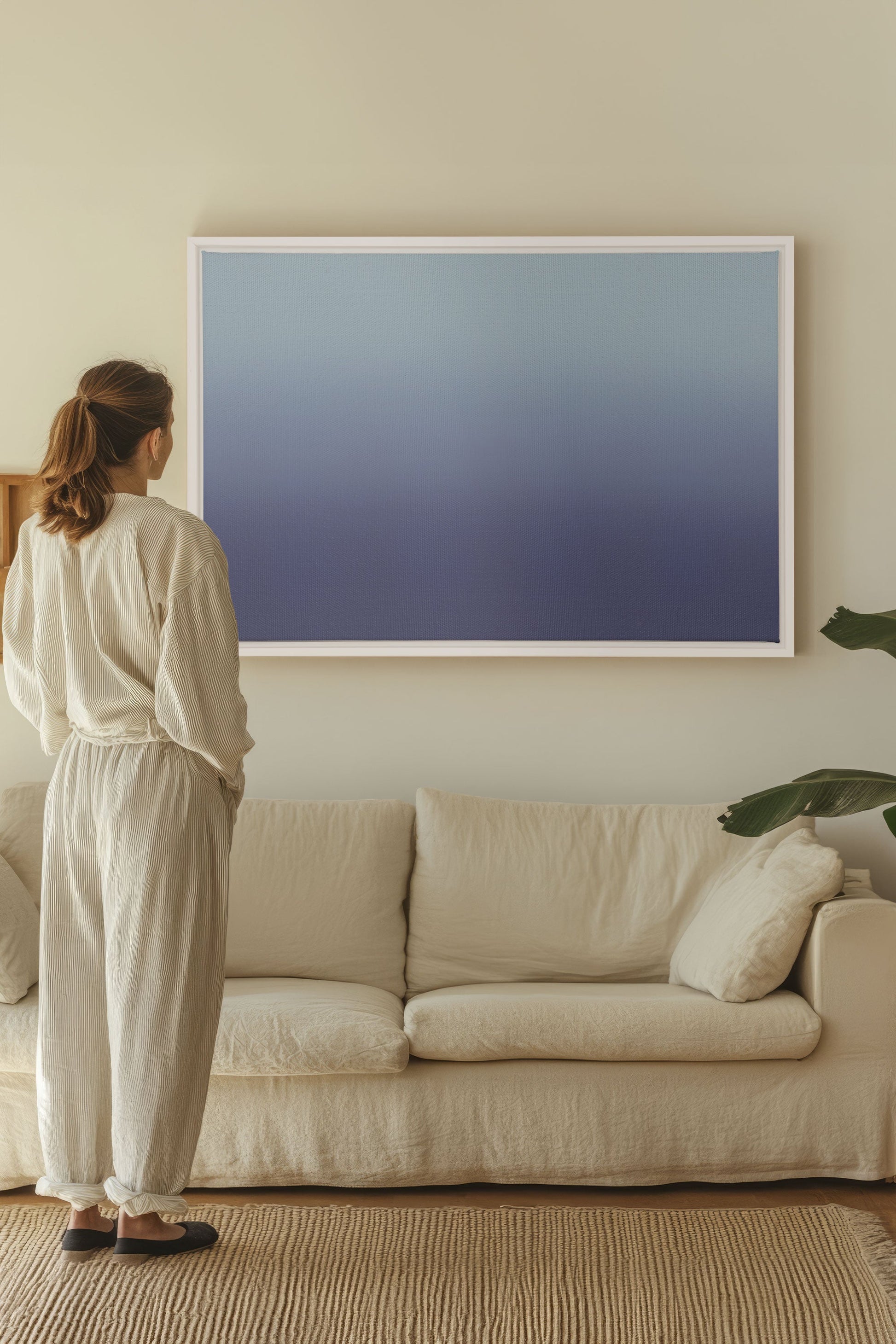 NIGHT REFLECTION, Stretched Canvas Artwork