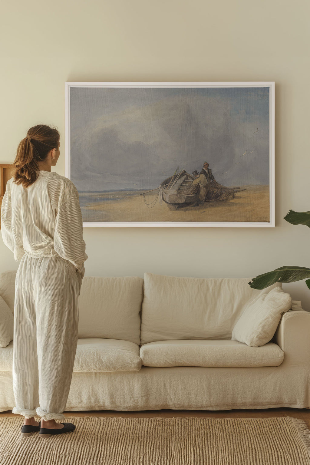 SALT AND SKY, Stretched Canvas Artwork