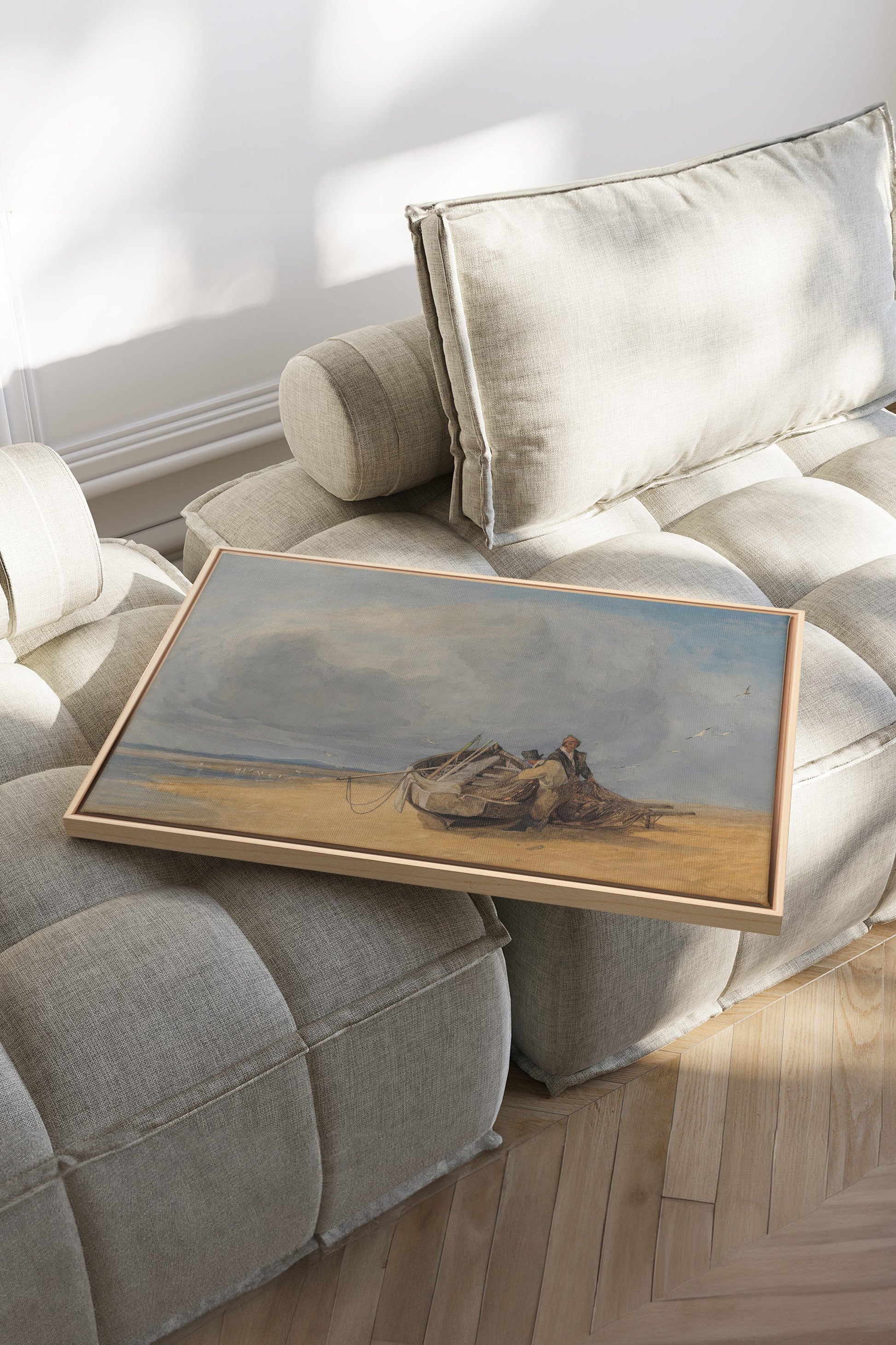 SALT AND SKY, Stretched Canvas Artwork