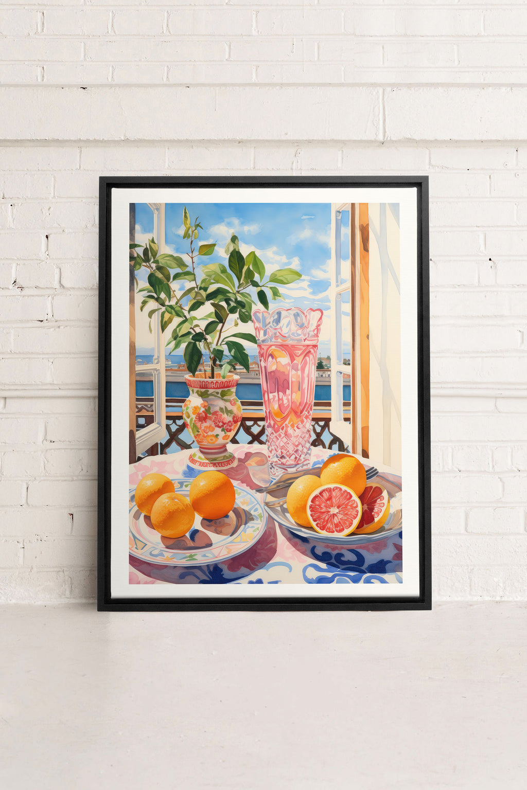 CITRUS VISTA PARADISE, Stretched Canvas Artwork