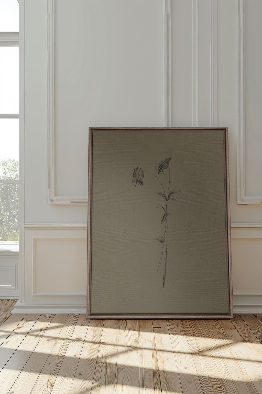 WILD BUTTON, Artwork on Stretched Canvas