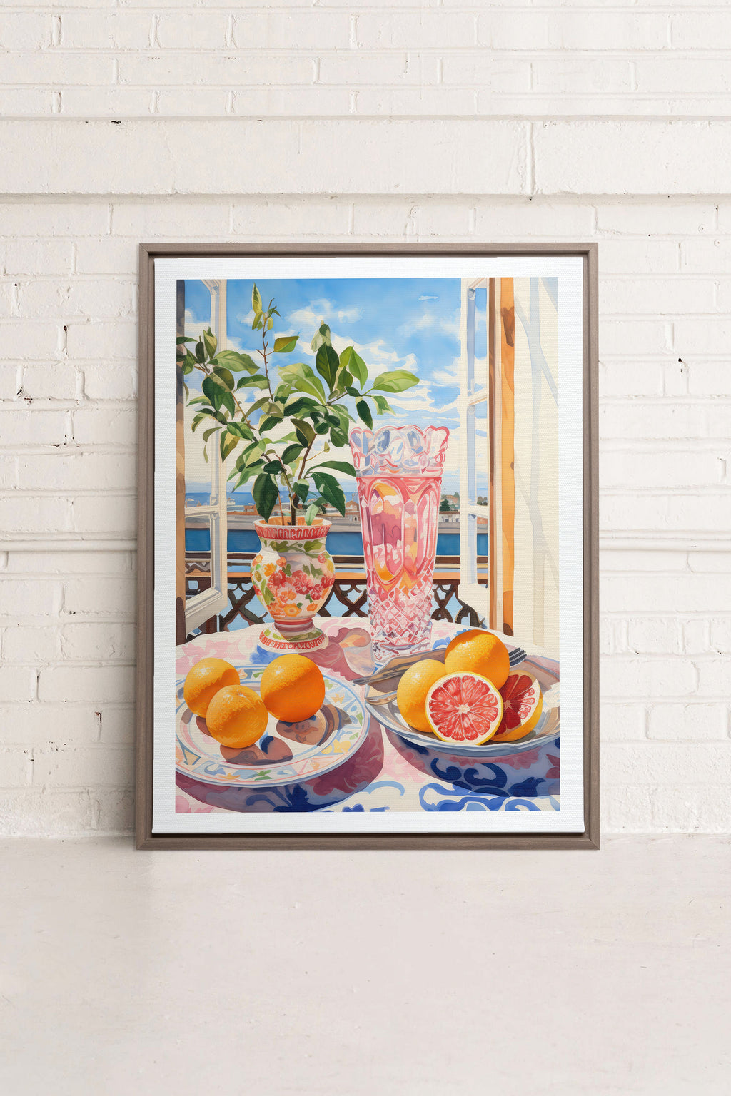CITRUS VISTA PARADISE, Stretched Canvas Artwork