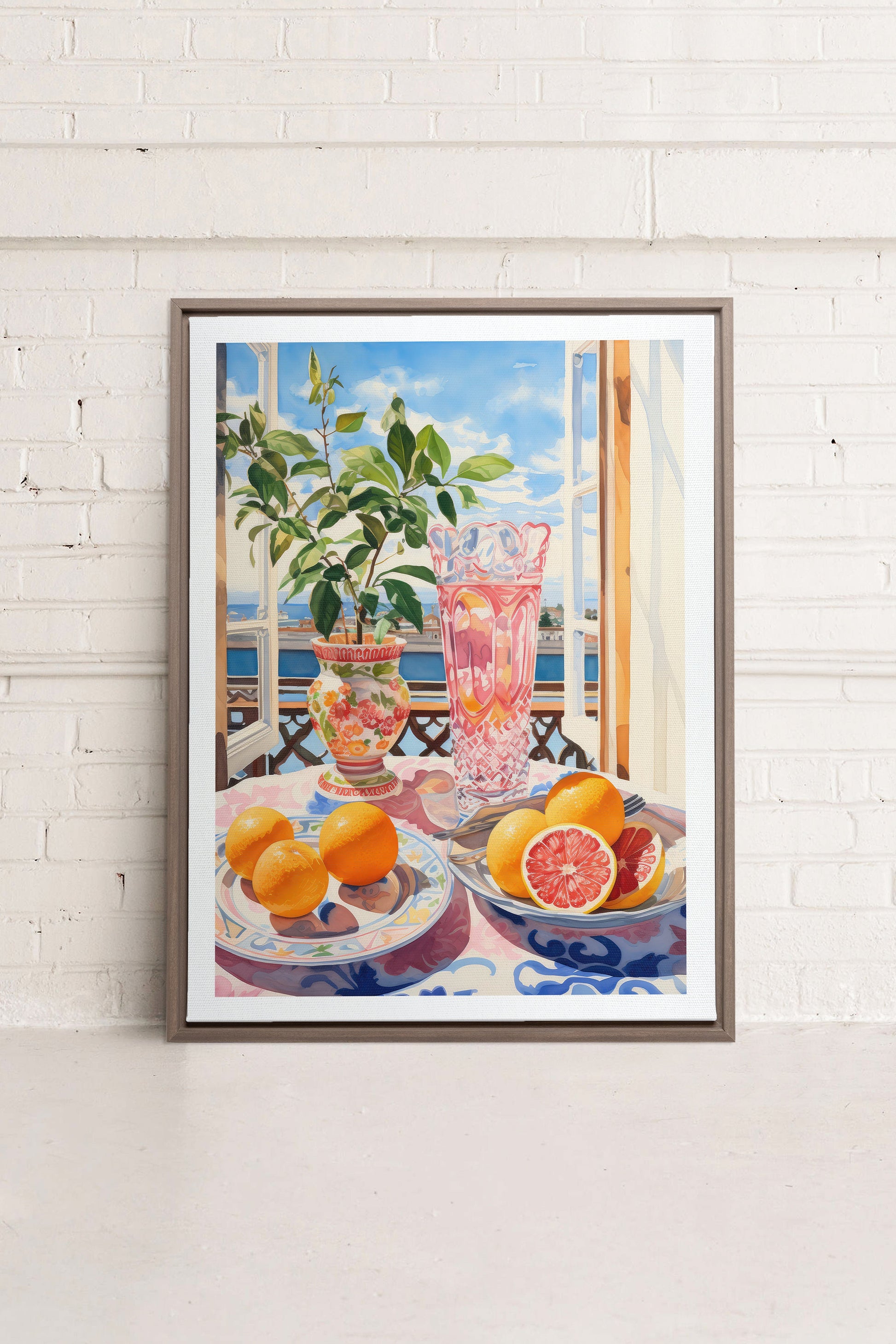CITRUS VISTA PARADISE, Stretched Canvas Artwork