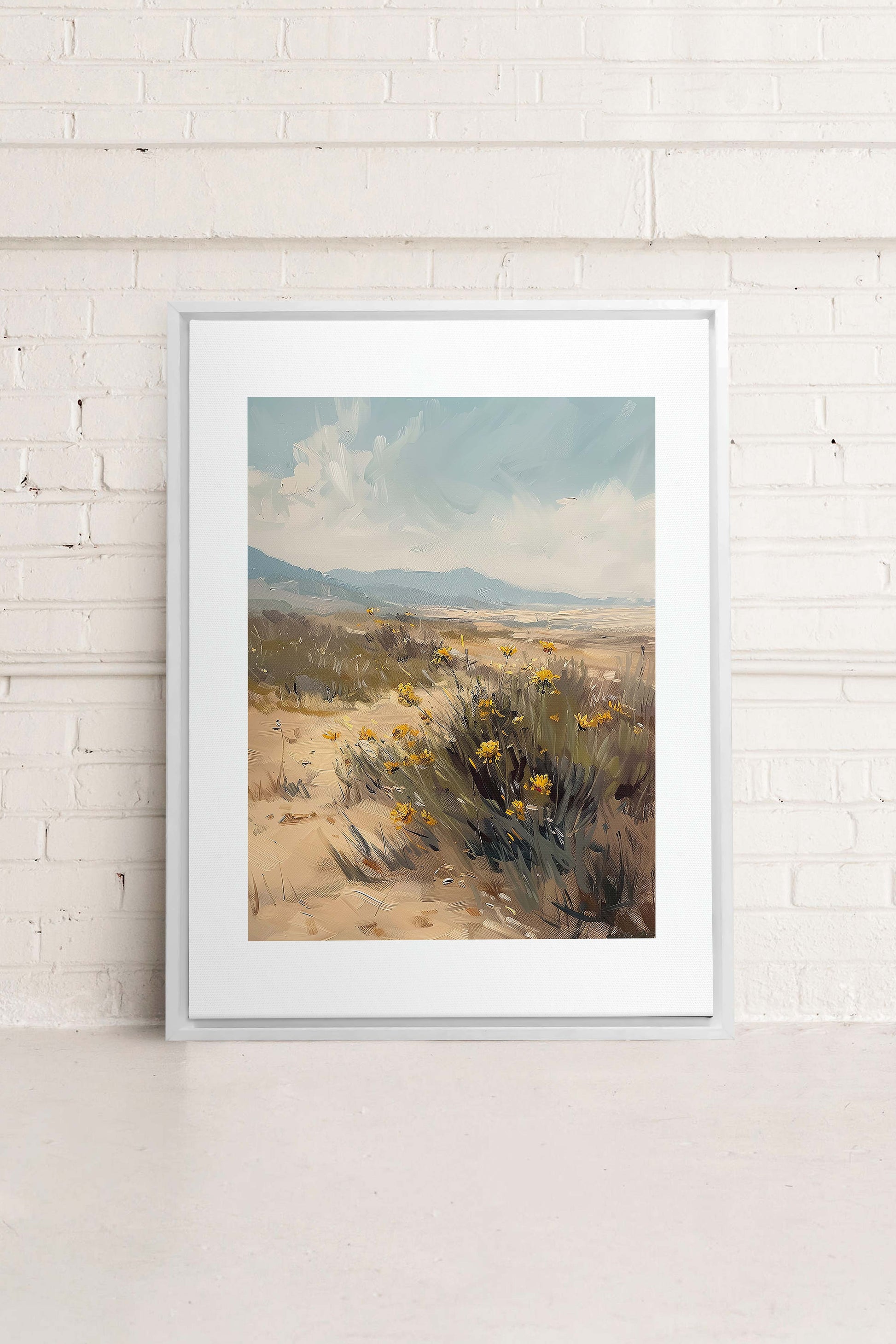 GOLDEN PATHWAY, Stretched Canvas Artwork