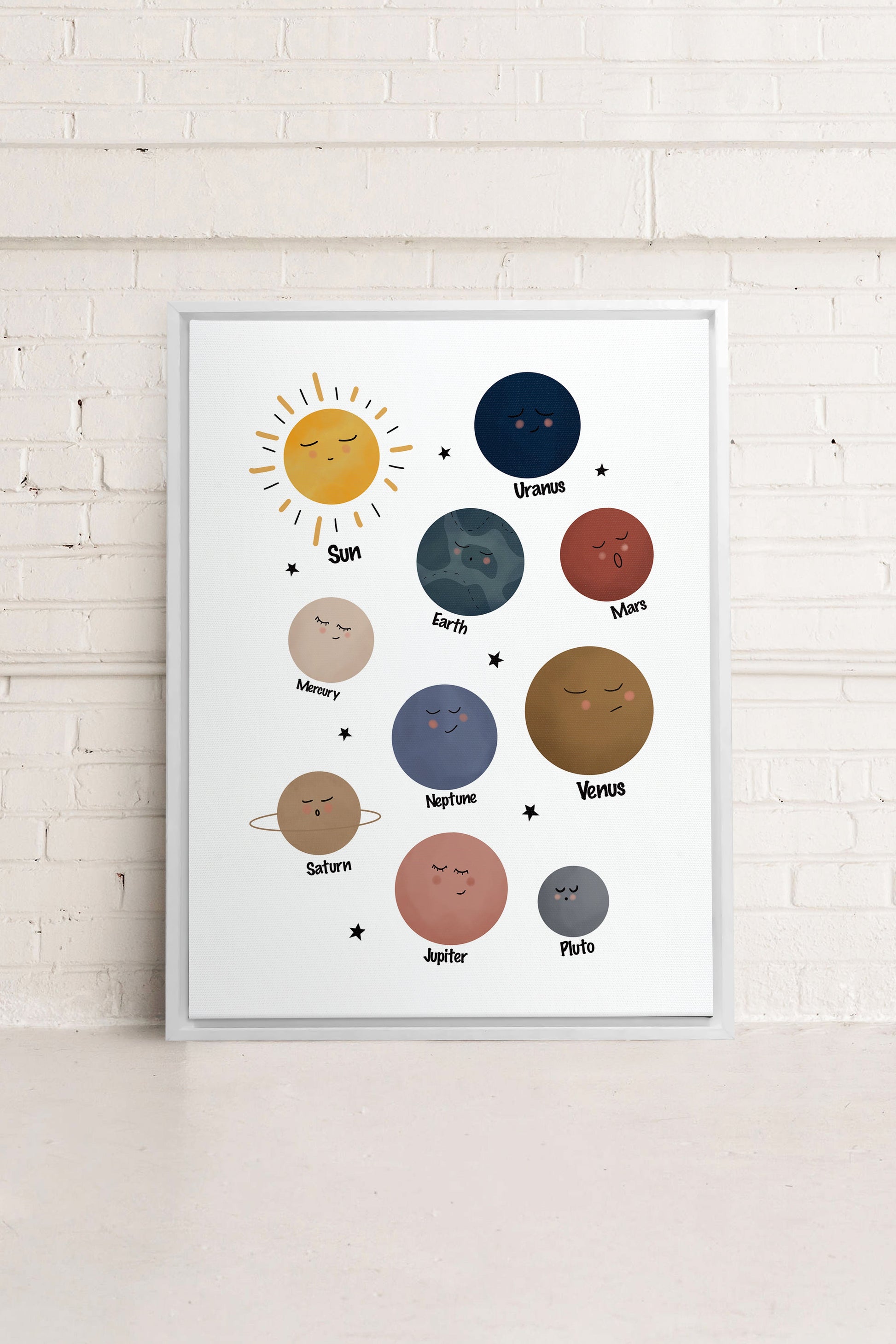 PLANETS, Stretched Canvas Artwork
