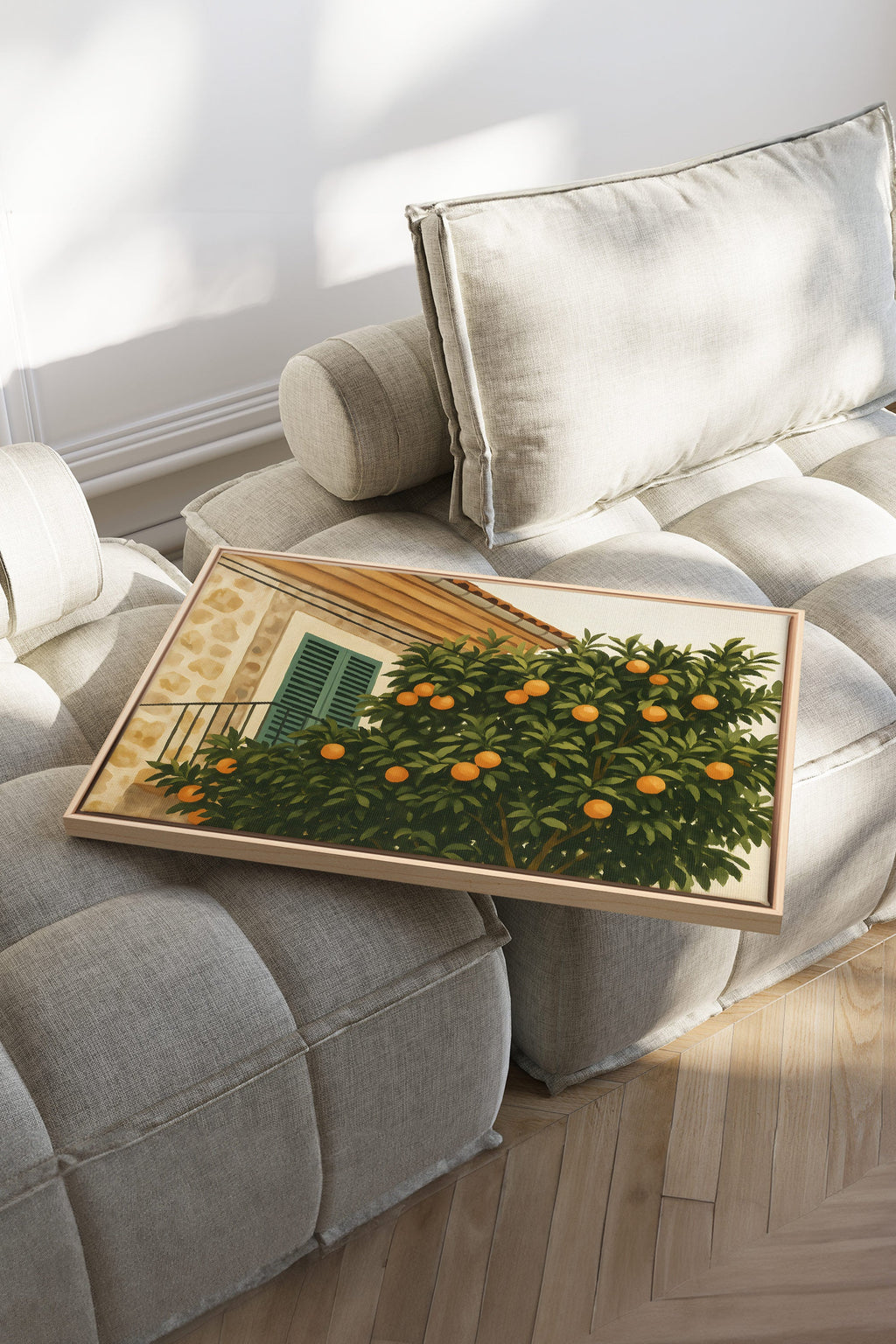 SUMMER IN PROVENCE, Stretched Canvas Artwork