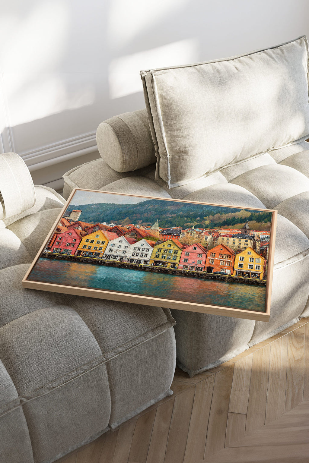 HARBOR COLORS, Stretched Canvas Artwork