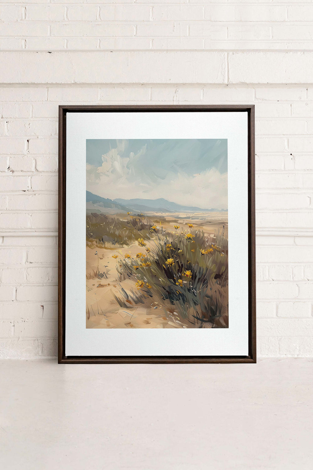 GOLDEN PATHWAY, Stretched Canvas Artwork
