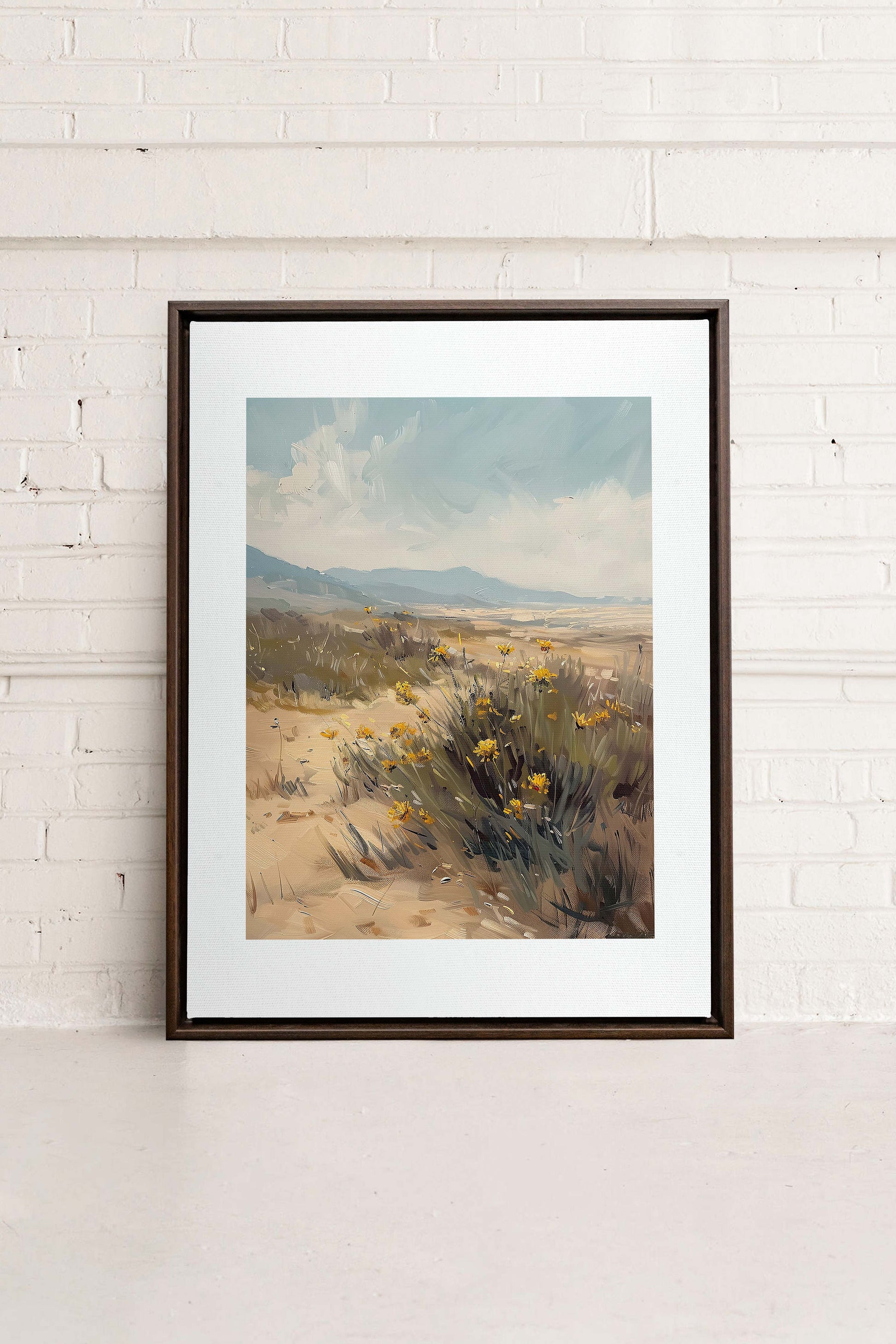 GOLDEN PATHWAY, Stretched Canvas Artwork