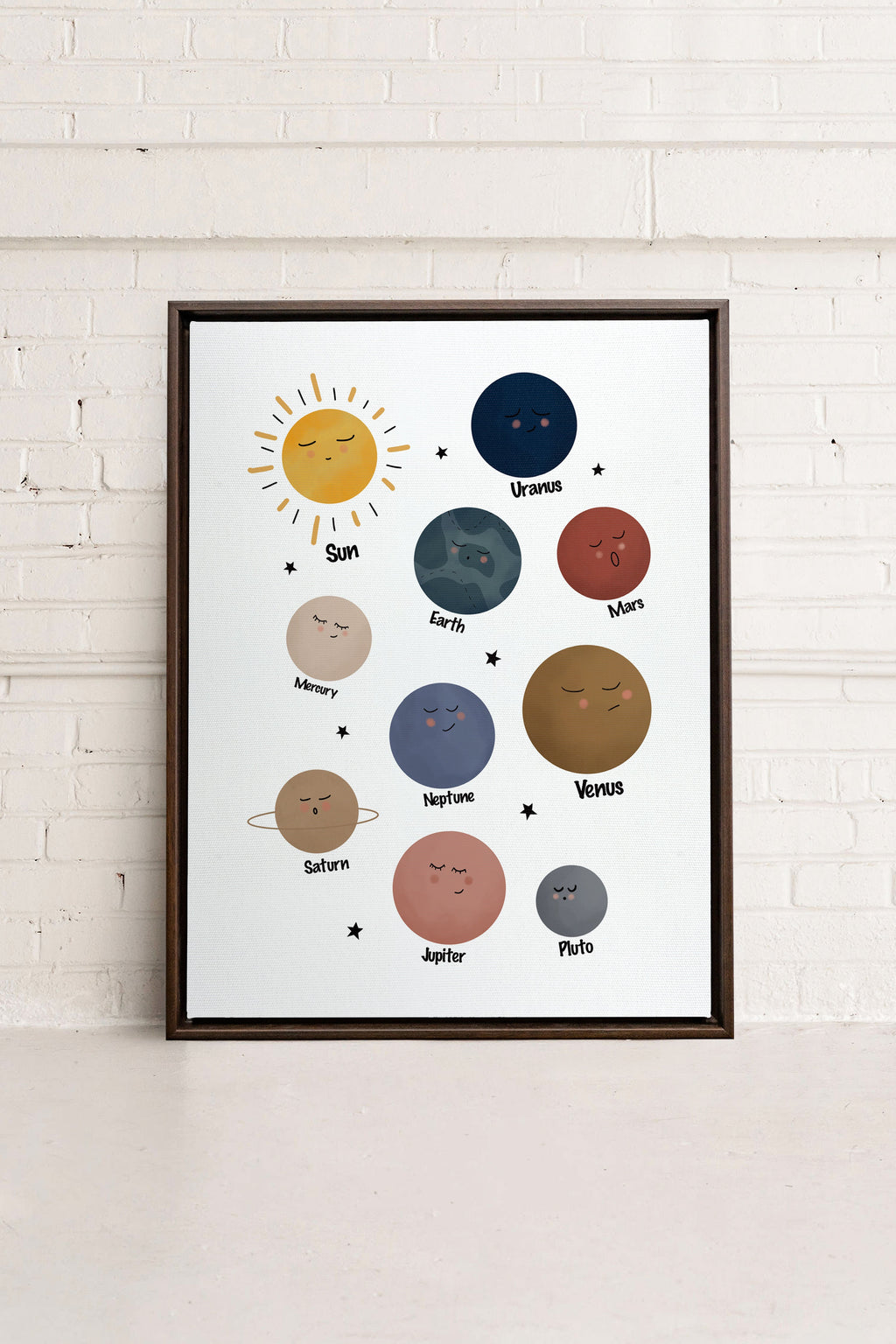 PLANETS, Stretched Canvas Artwork