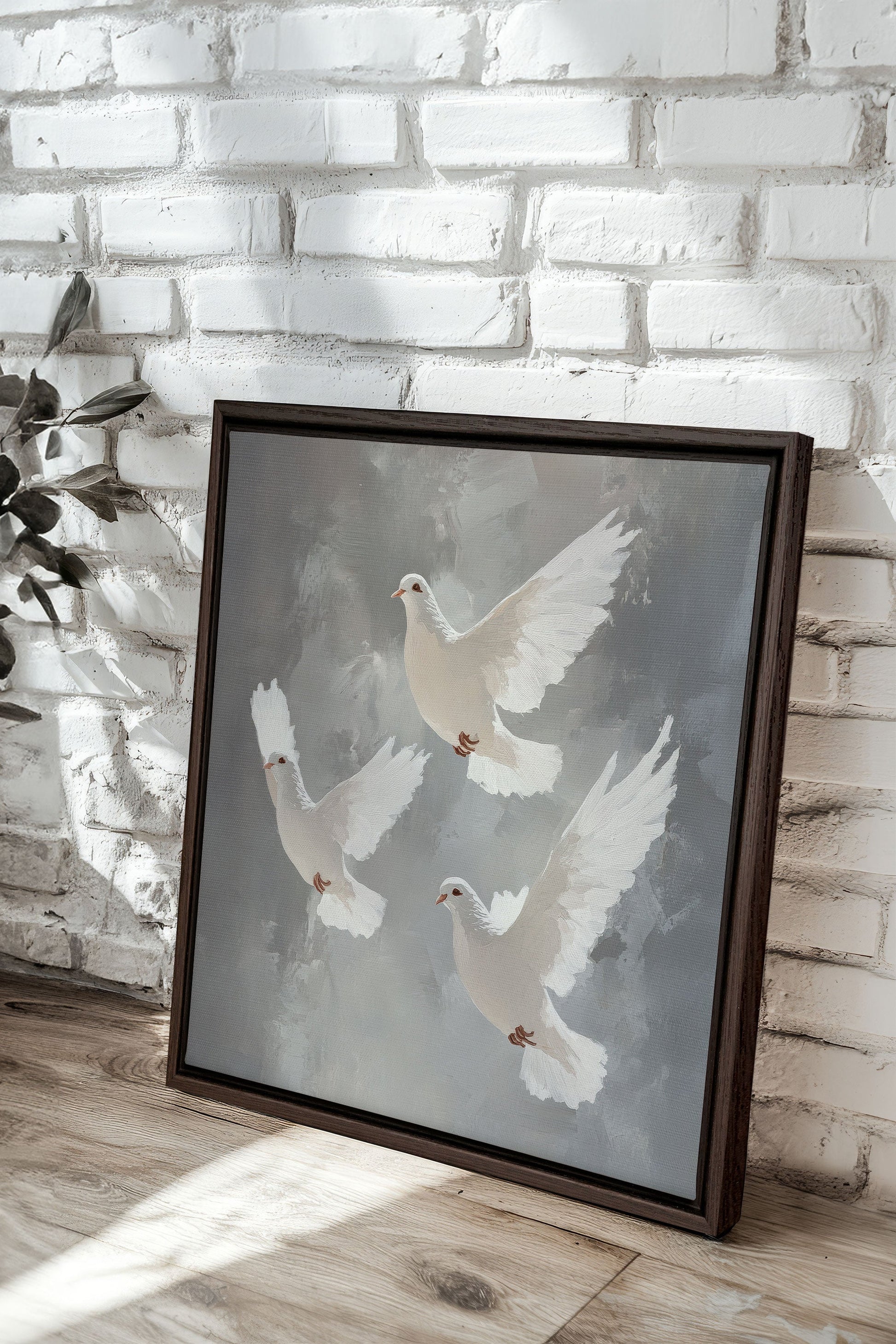 Azure Veil, Stretched Canvas Artwork