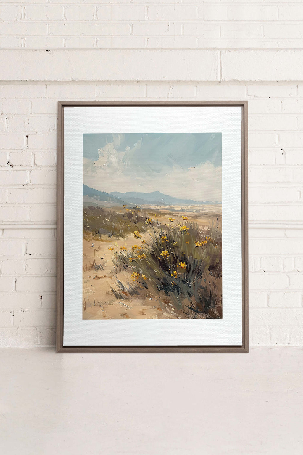 GOLDEN PATHWAY, Stretched Canvas Artwork