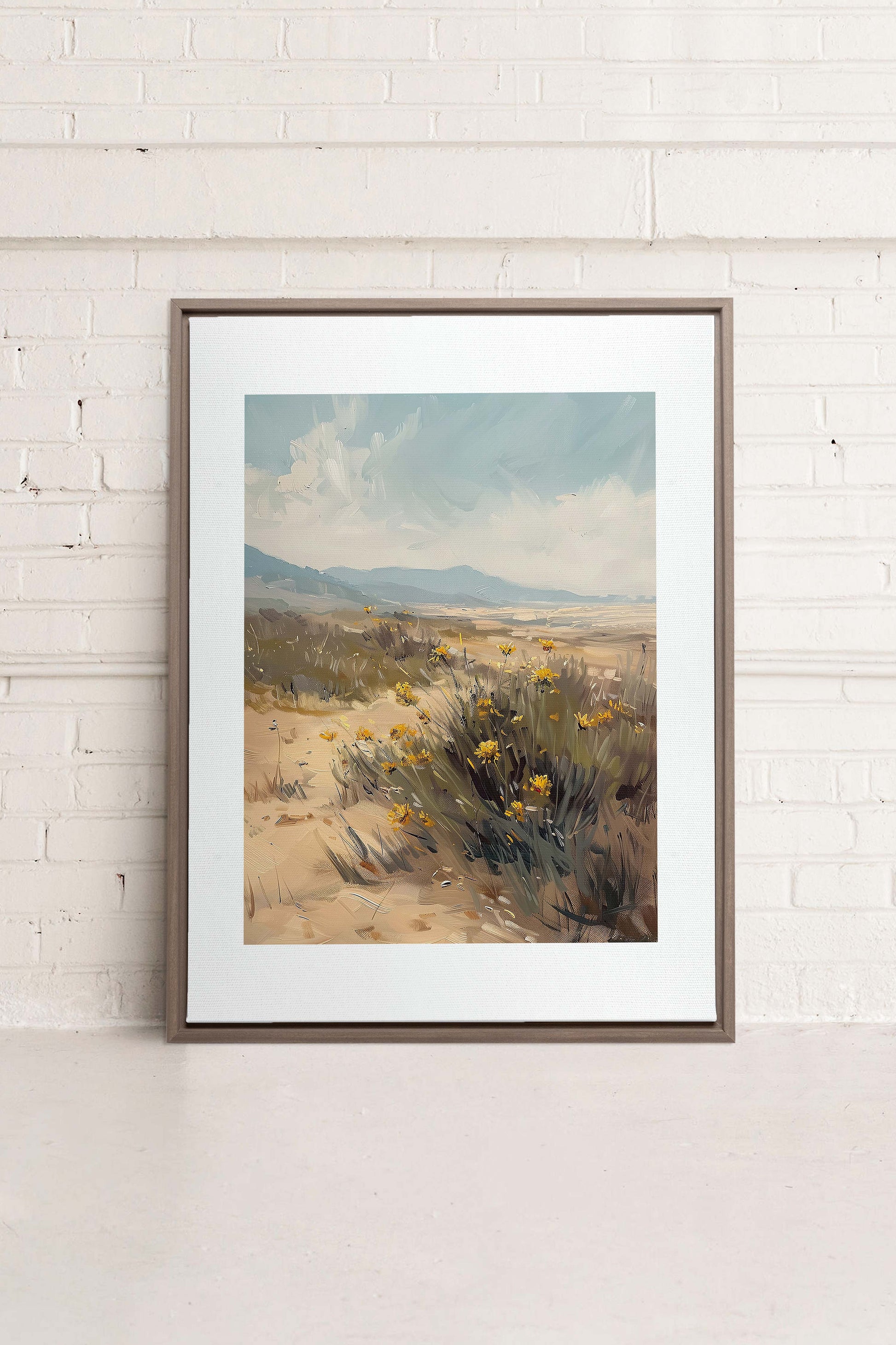 GOLDEN PATHWAY, Stretched Canvas Artwork