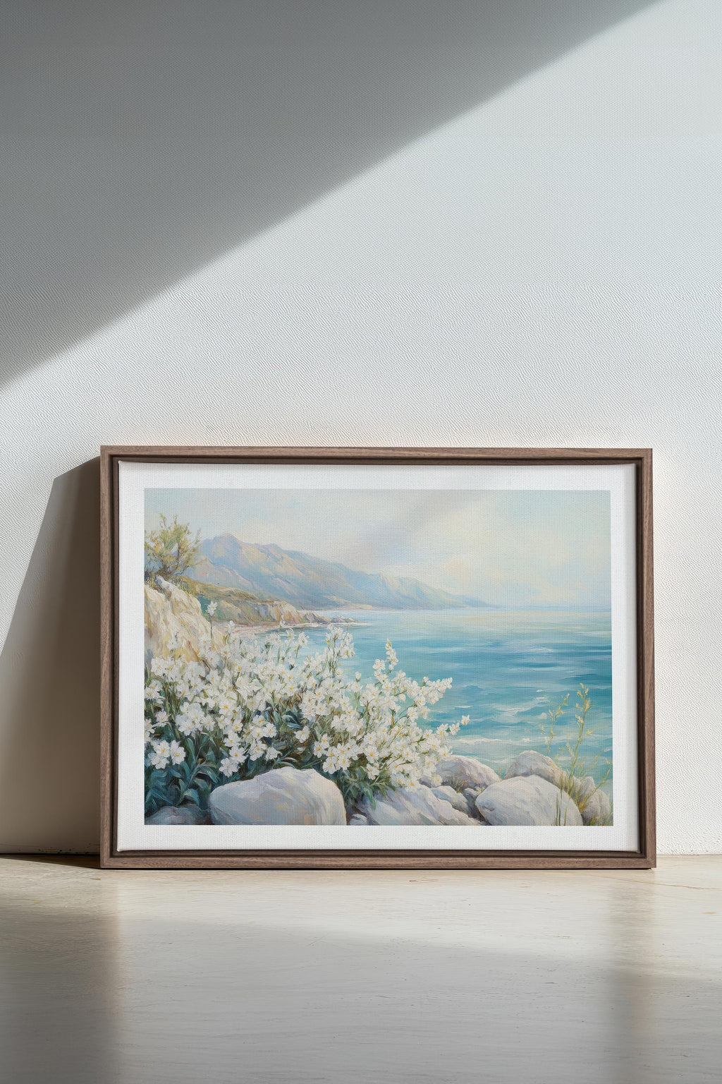 AZURE HORIZON, Stretched Canvas Artwork